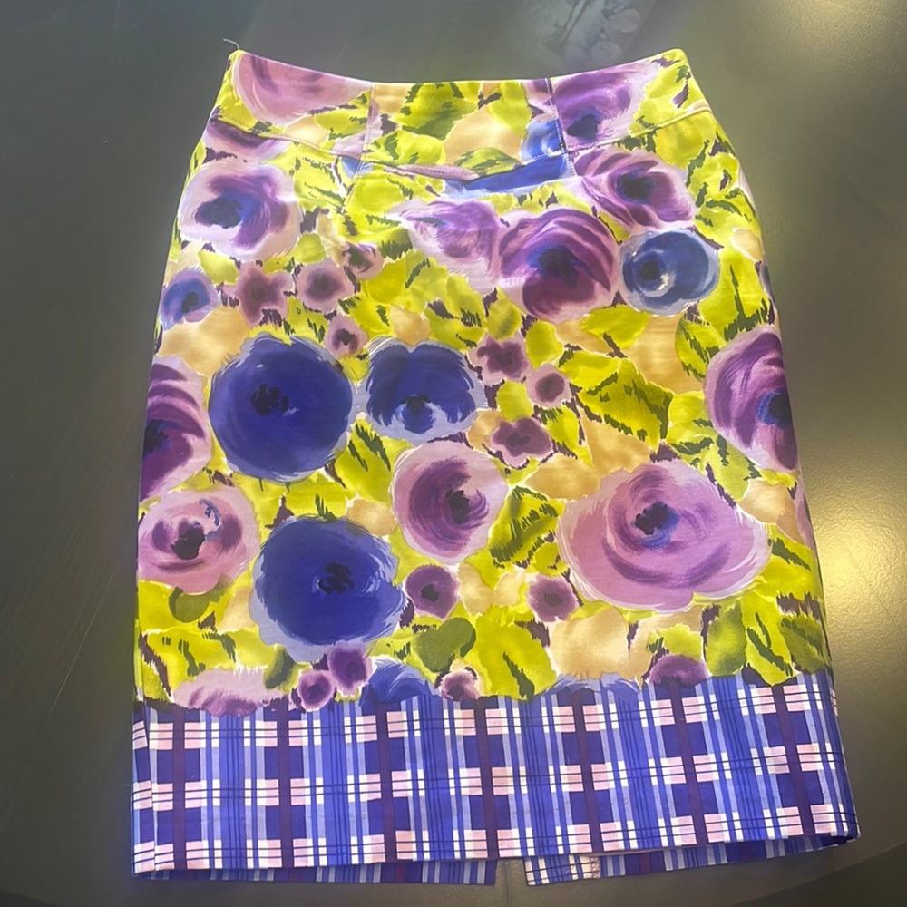 Baraschi Floral Pencil Skirt